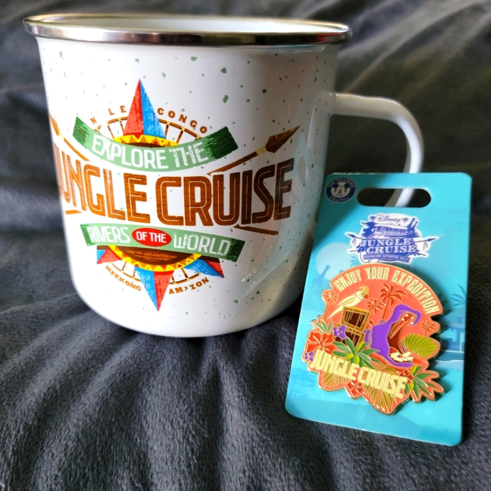 Disney camper mug and pin